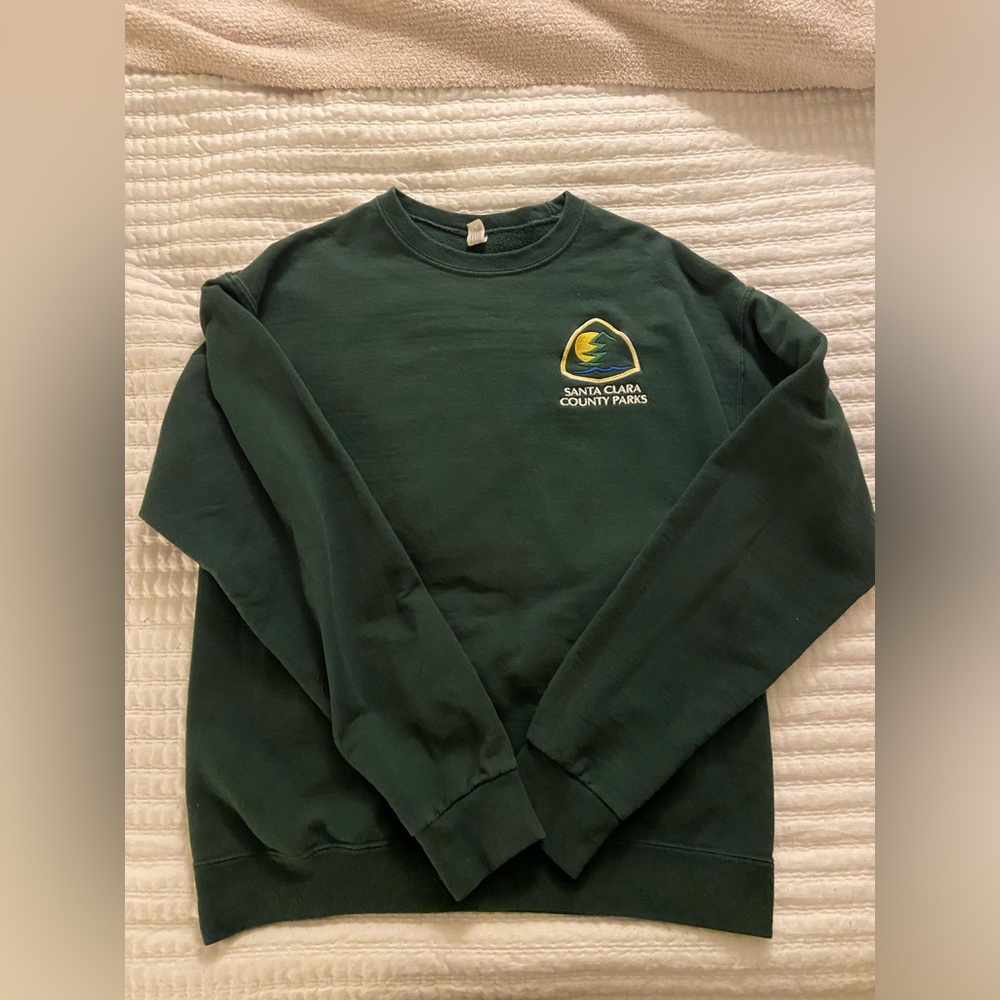 M Santa Clara County Parks Green Pullover